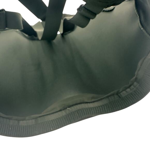 Lululemon Dark Green Halter Strappy Energy High Impact Sports Bra Size 38DD - Picture 5 of 6